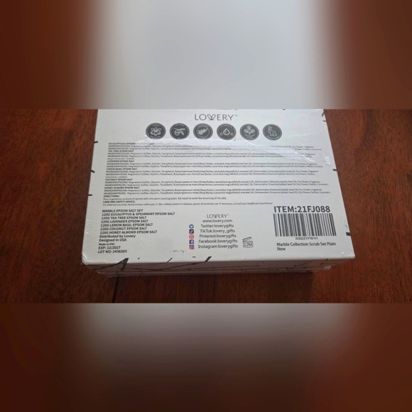 New Epsom Bath Salts Gift Basket Set - Picture 12 of 12